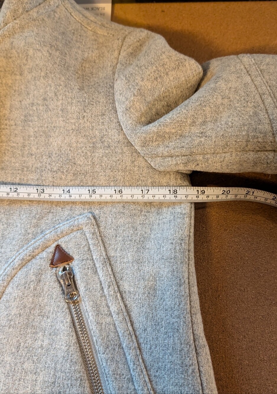 J. Crew Chateau Parka Italian Wool Stadium Cloth Light Gray Hooded A-Line Sz 2P. - Picture 4 of 13